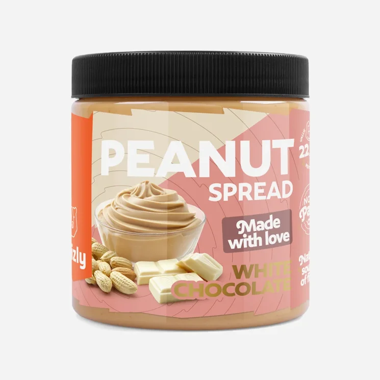 Földimogyoróvaj fehér csokoládéval