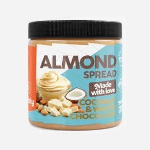 Mandulavaj kókuszdióval és fehér csokoládéval