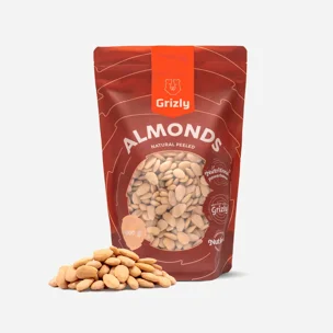 Natúr hámozott mandula